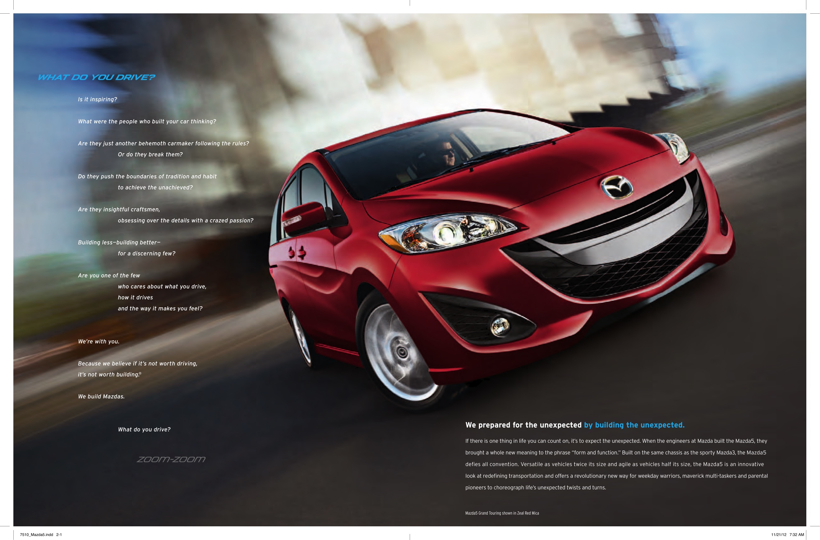 2013 Mazda 5 Brochure Page 8